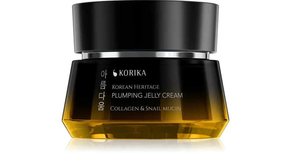 Vedd meg most KORIKAKorean Heritage Collagen & Snail Mucin Plumping Jelly Cream fiatalító krém kollagénnel