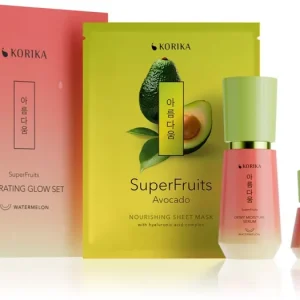 KORIKASuperFruits Hydrating Glow set 3 pcs ajándékszett az intenzív hidratálásért Gyors szállítás