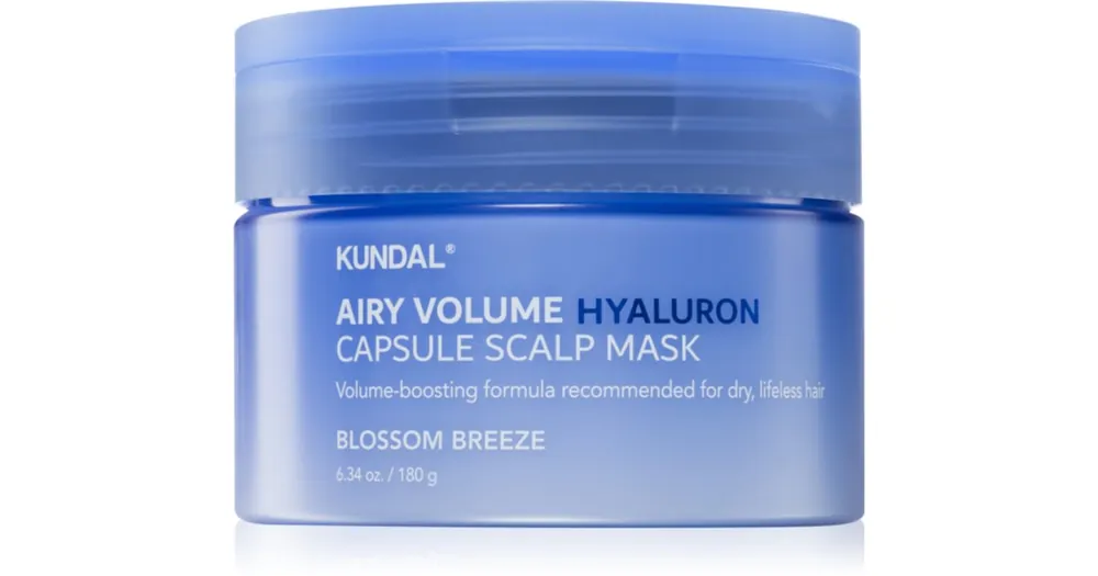 KUNDALAiry Volume Hyaluron Capsule Scalp Mask a fejbőr ápolására a hajtérfogat növelésére Kedvezményes ár