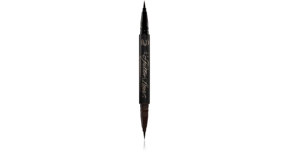 Korlátozott ajánlat KVD BeautyTattoo Liner Dual-Ended Waterproof Liquid Eyeliner szemhéjtus