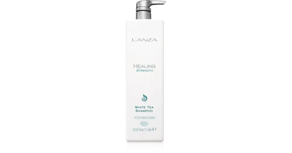 L‘anzaHealing Strength White Tea Shampoo Sampon finom, lesimuló hajra fehér teával Rendeld meg most