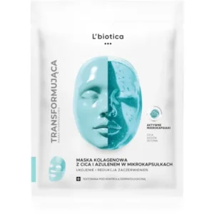 L’bioticaTransforming Collagen Mask with CICA and Azulene in Microcapsules kollagén maszk bőrpír ellen Azonnal elérhető