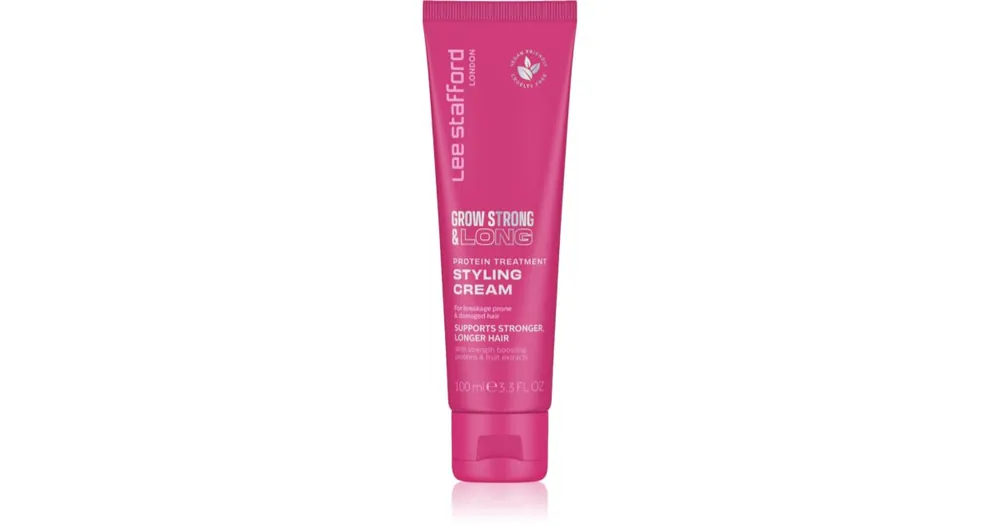 Lee StaffordGrow Strong & Long Styling Cream hajformázó krém proteinnel Szezonális akció