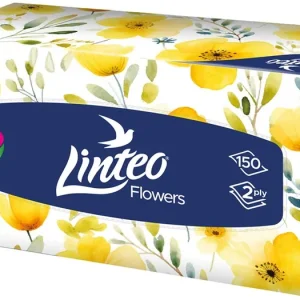 Korlátozott ajánlat LinteoPaper Tissues Two-ply Paper, 150 pcs per box papírzsebkendő