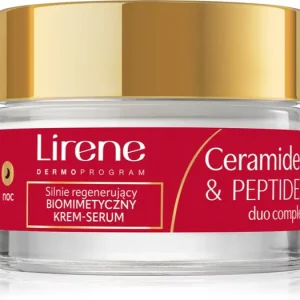 LireneCeramides & Peptides Duo Complex 60+ megújító éjszakai krém regeneráló hatással Vedd meg most