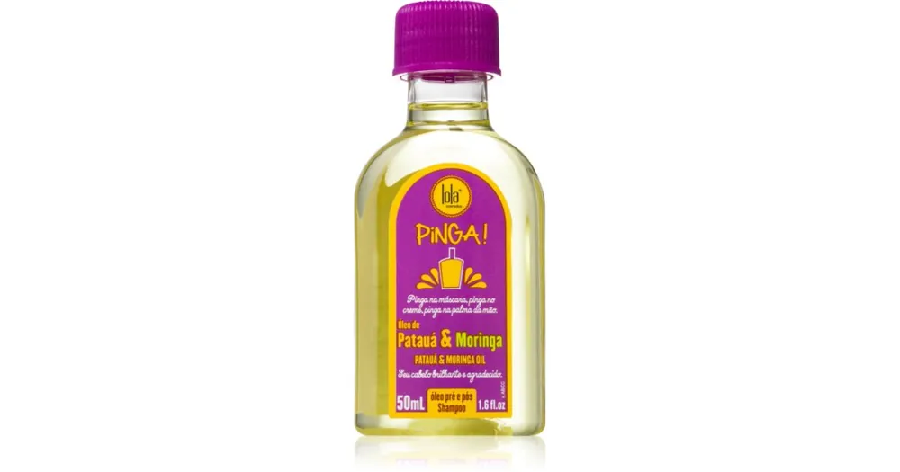 Csak ma Lola CosmeticsPinga Patauá & Moringa tápláló olaj száraz hajra