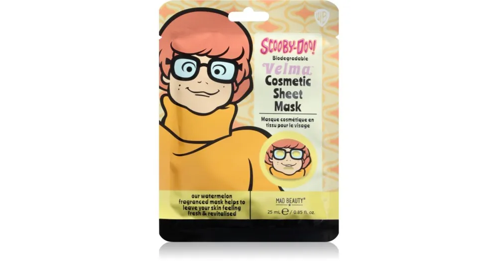 Mad BeautyScooby Doo Velma arcmaszk antioxidáns hatású Olcsóbb