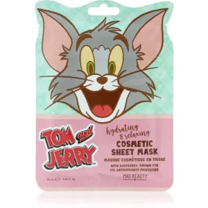 Különleges ajánlat Mad BeautyTom & Jerry Sheet Mask - Tom hidratáló gézmaszk hialuronsavval