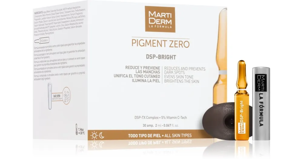 MartiDermPigment Zero DSP-BRIGHT depigmentáló szérum C vitamin Kedvezményes ár
