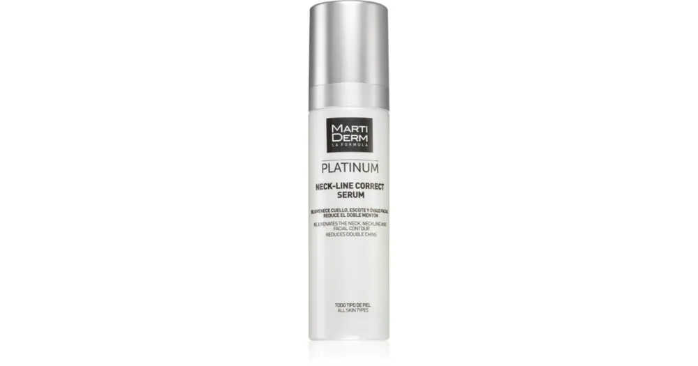 MartiDermPlatinum Neck-Line Correct Serum intenzív lifting szérum a nyak és az áll feszesítésére Szezonális akció