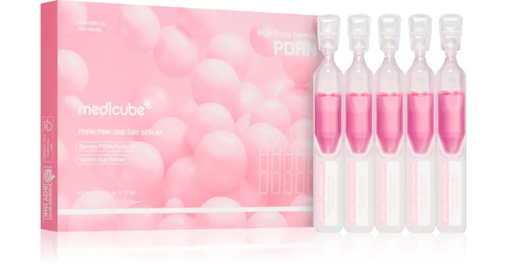 Legkelendőbb medicubePDRN Pink One Day Serum megújító arcszérum élénk és hidratált bőr