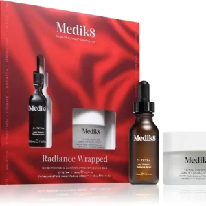 Legjobb ár Medik8Radiance Wrapped ajándékszett élénk és hidratált bőr