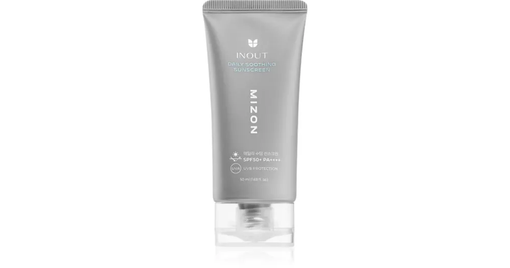 Kedvezményes ár MizonInout Daily Soothing Sunscreen ultrakönnyű védő fluid nyugtató hatással