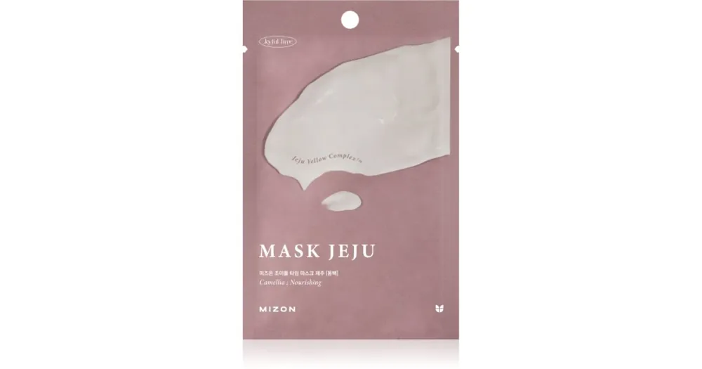 Árengedmény MizonJoyful Time Jeju Camellia tápláló gézmaszk antioxidáns hatású