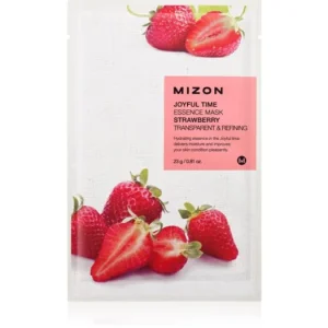 Kihagyhatatlan ajánlat MizonJoyful Time Strawberry arcmaszk bőrpuhító hatással