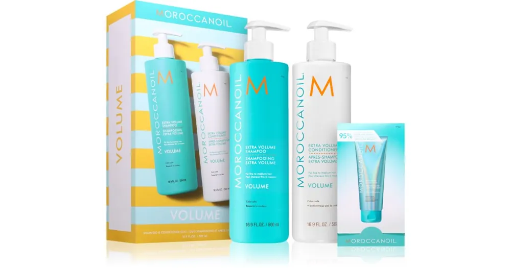MoroccanoilVolume Shampoo & Conditioner Duo szett a hajtérfogat növelésére Olcsó