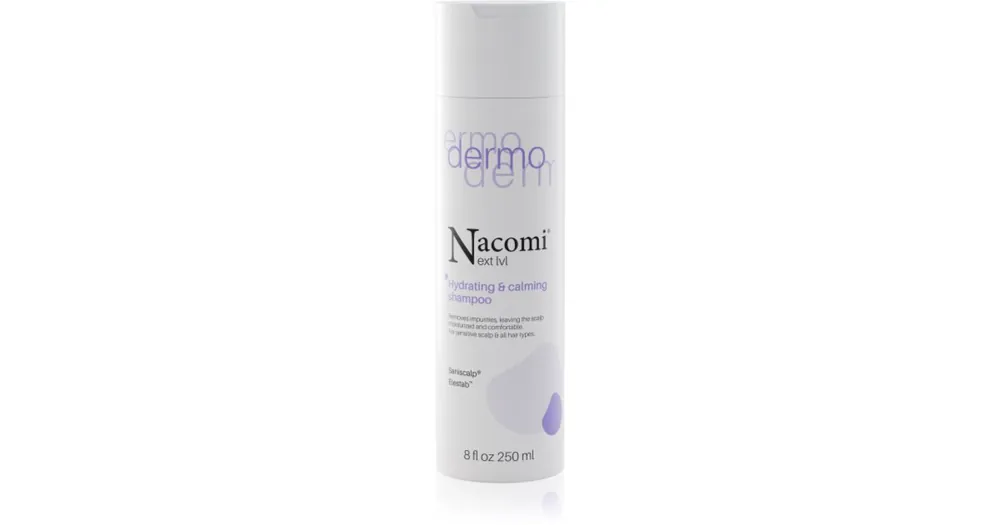 NacomiNext Level Dermo Hydrating & calming shampoo hidratáló és nyugtató sampon Prémium