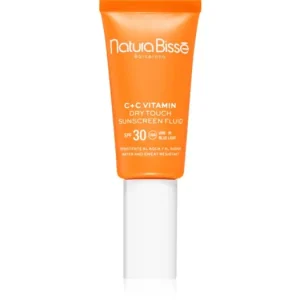 Expressz szállítás Natura BisséC+C Vitamin Dry Touch Sunscreen Fluid arc fluid UV faktorral