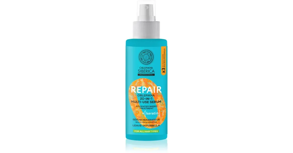 Rendeld meg most Natura SibericaOblepikha Siberica Repair revitalizáló szérum hajra