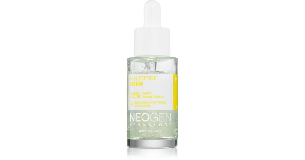 Neogen DermalogyReal Peptide Serum Ránctalanító és hidratáló szérum a bőr rugalmasságának növelésére Nézd meg most