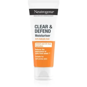 NeutrogenaClear & Defend 0.5% Salicylic Acid hidratáló krém nem tartalmaz olajat Legnépszerűbb