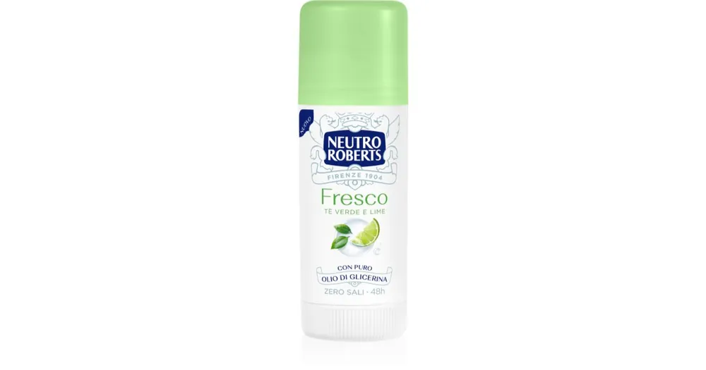 Akciós ár Neutro RobertsTè Verde e Lime golyós dezodor roll - on 48 órás hatás