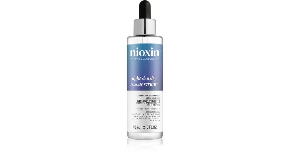 Ajánlat NioxinNight Density Rescue Serum éjszakai ápolás a ritkuló hajra