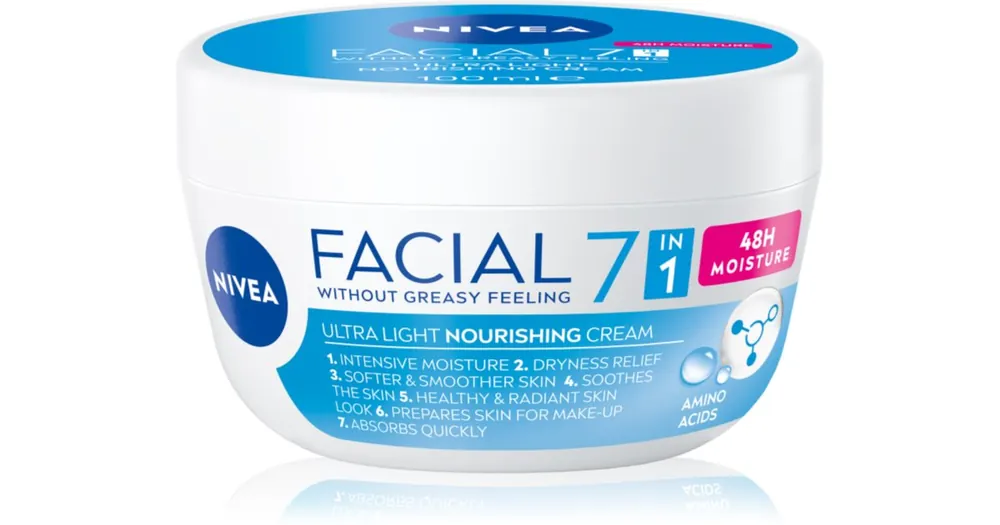 NIVEAFacial Nourishing könnyű krém a táplálásért és hidratálásért Expressz kézbesítés