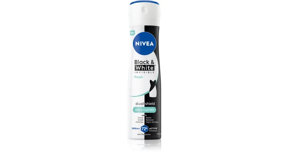 NIVEAInvisible Black & White Fresh izzadásgátló spray hölgyeknek Olcsó