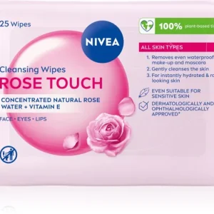 Alacsony ár NIVEAMicellar Rose Touch tisztító micellás kendőcskék az arcra
