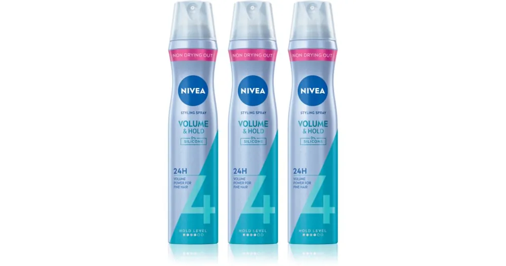 NIVEAVolume Care hajlakk dúsabb hatásért 3 x 250 ml Csak ma