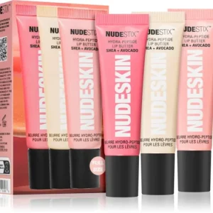 Expressz kézbesítés NudestixNudeskin Hydra-Peptide Lip Butter Tint Set ajándékszett az ajkakra