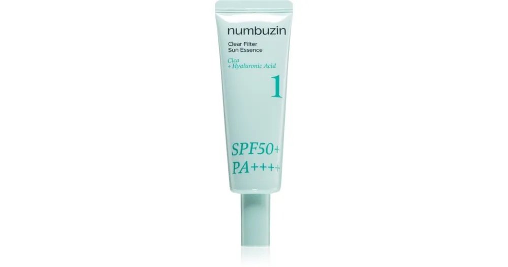 Különleges ajánlat NumbuzinNo. 1 Clear Filter Sun Essence világosító esszencia nyugtató hatással