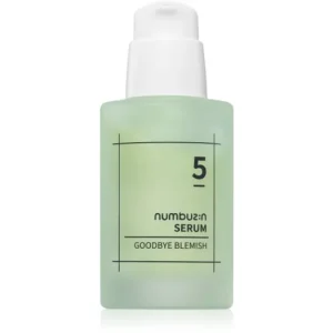 Legkelendőbb NumbuzinNo. 5 Goodbye Blemish Serum intenzív revitalizáló szérum a bőr tökéletlenségei ellen