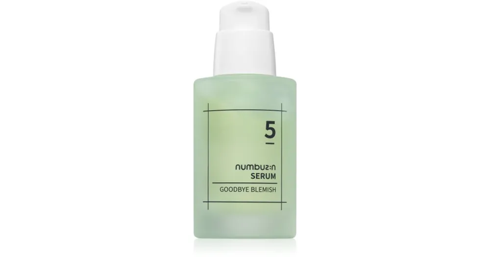 Legkelendőbb NumbuzinNo. 5 Goodbye Blemish Serum intenzív revitalizáló szérum a bőr tökéletlenségei ellen