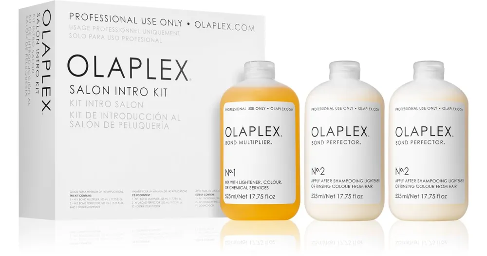 OlaplexSalon Intro Kit Salon Into Kit szett a kémiailag kezelt hajra Gyors szállítás