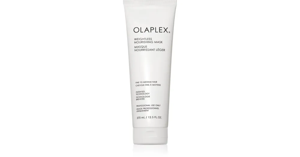 Nézd meg most OlaplexWeightless Nourishing Mask haj maszk vékonyszálú és normál hajra