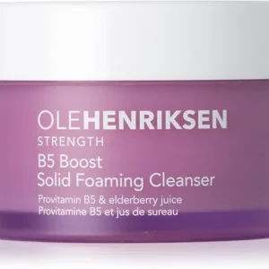 Kiárusítás OLEHENRIKSENStrength B5 Boost Hydrating Solid Foaming Gentle Cleanser tápláló tisztító balzsam
