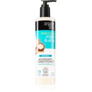 Bestseller Organic ShopNatural Moroccan Argan & Amla tápláló kondícionáló a festett és károsult hajra