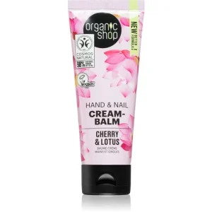 Utolsó esély Organic ShopCherry & Lotus erősítő balzsam kézre és körmökre