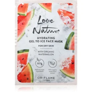 OriflameLove Nature Gel To Ice Organic Watermelon hidratáló arcmaszk száraz bőrre Szuper akció