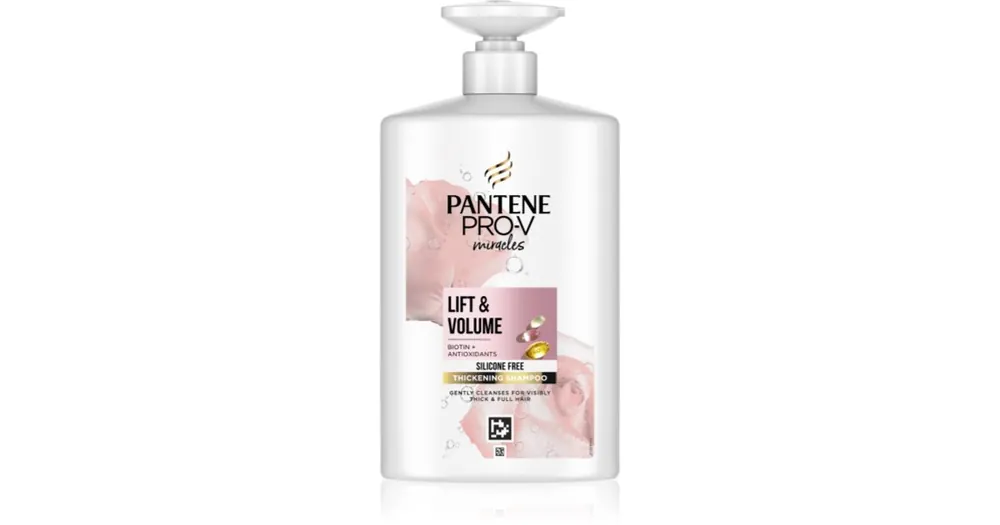 PantenePro-V Miracles Lift‘N‘Volume tömegnövelő sampon a selymes hajért biotinnal Gyors szállítás