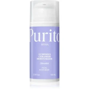PuritoLuminous Ceramide Moisturizer nyugtató arckrém száraz és érzékeny bőrre Exkluzív ajánlat
