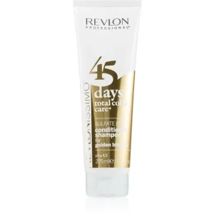 Alacsony ár Revlon ProfessionalRevlonissimo Color Care sampon és kondicionáló 2 az 1-ben szőkésbarna tónusokra
