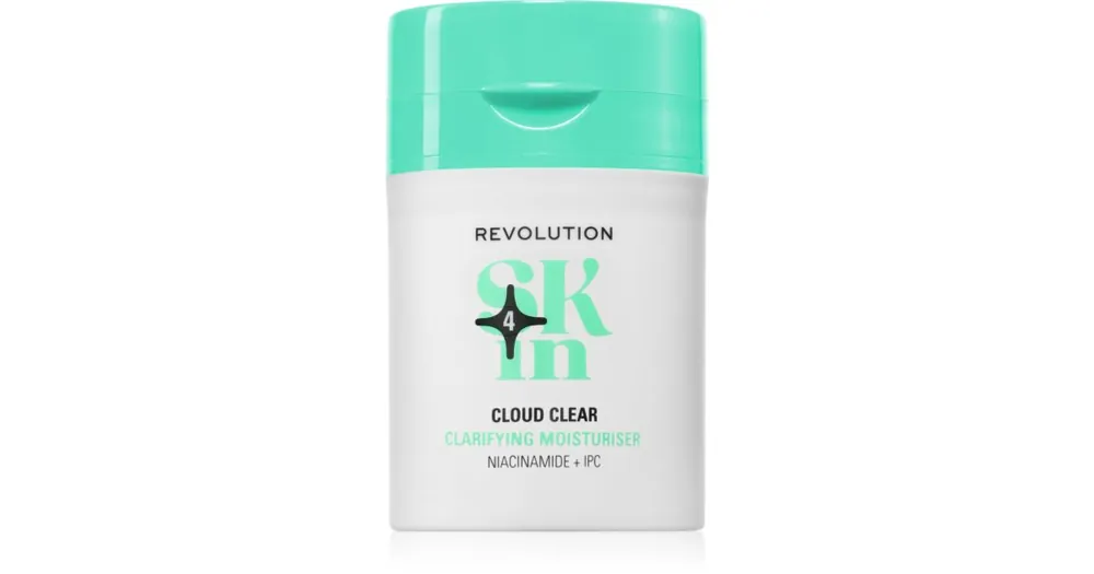 Utolsó esély Revolution SkincareClearly Clarify Niacinamide & IPC Clarifying Moisturiser gyengéd tápláló és hidratáló nappali krém niacinamiddal