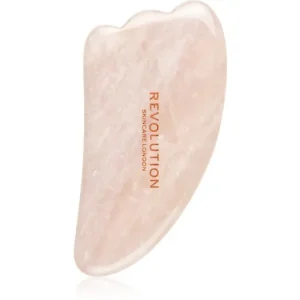 Revolution SkincareGua Sha Rose Quartz masszázs szegédeszköz az arcra Gyors szállítás