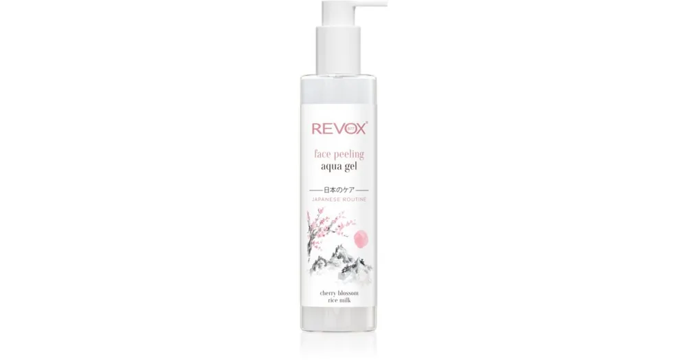 Újdonság Revox B77Japanese Routine Face Peeling Aqua Gel finoman tisztító peeling az arcra
