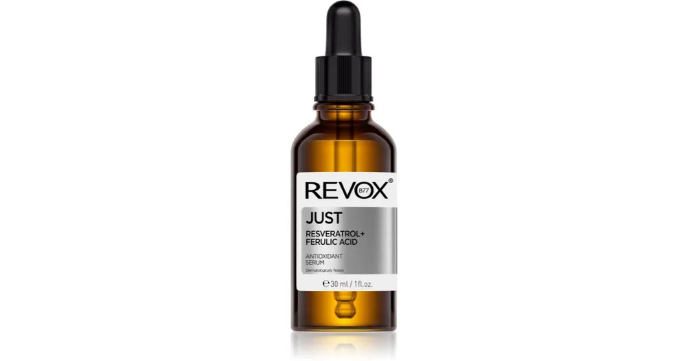 Rendeld meg most Revox B77JUST Resveratrol + Ferulic Acid antioxidáns szérum az arcra és a nyakra