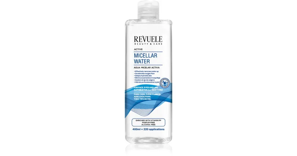 Prémium RevueleMicellar Water Active micellás hidratáló víz