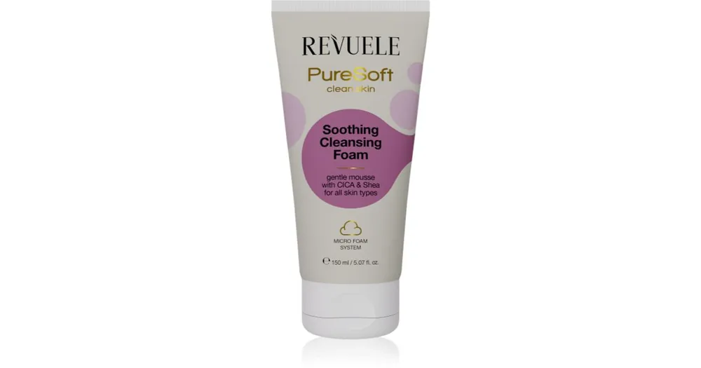 Újdonság RevuelePureSoft Clean Skin arctisztító hab nyugtató hatással